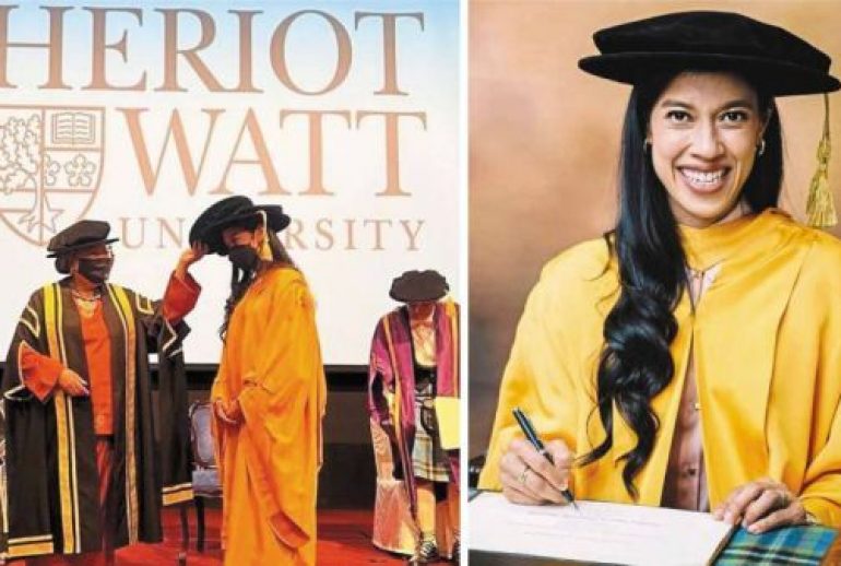 Nicol shares three big lessons she learned from squash after receiving doctorate